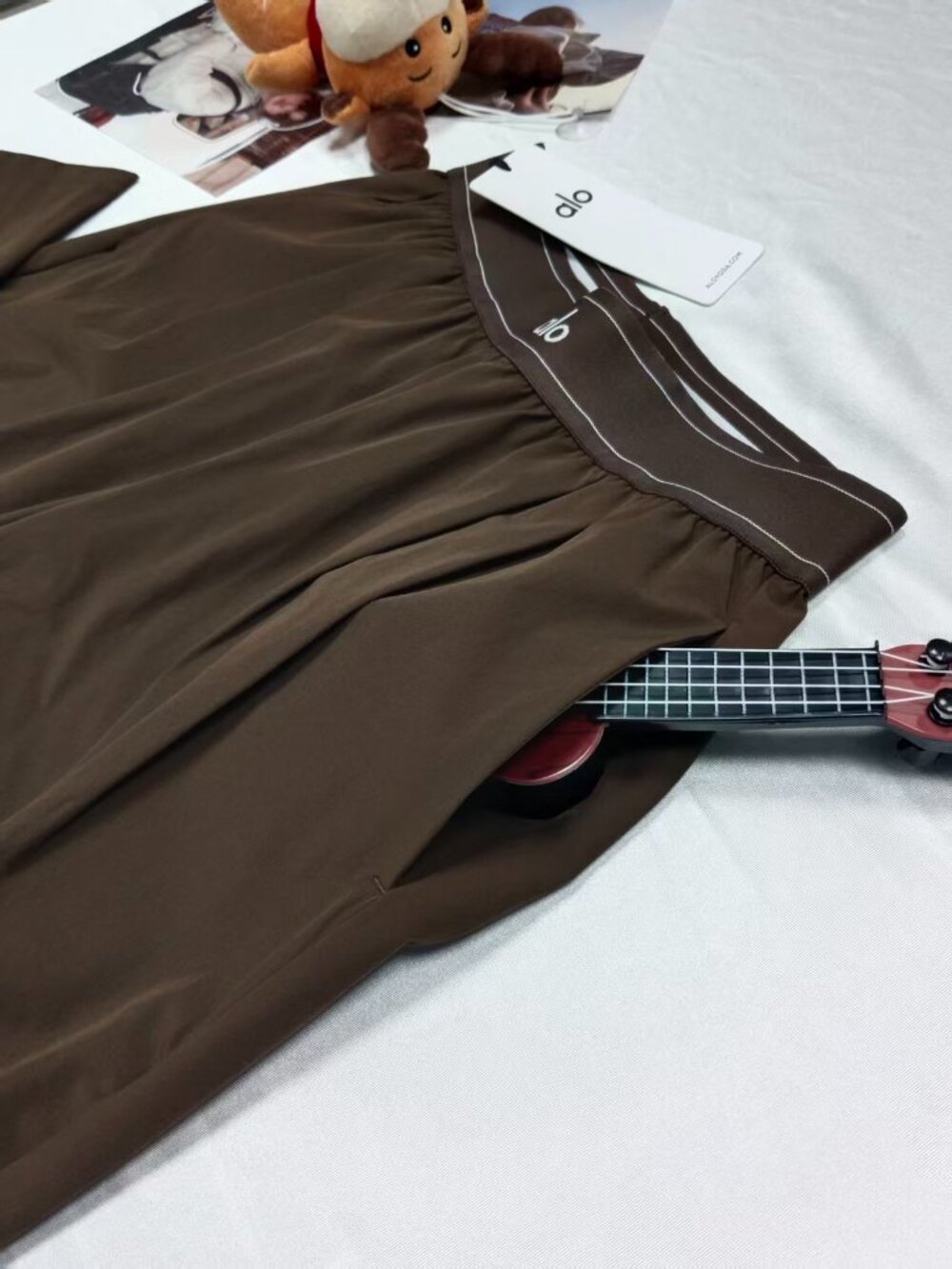 Brown Alo Yoga Suit Up Trouser(Regular)Wide Leg🦋 - Picture 4 of 9